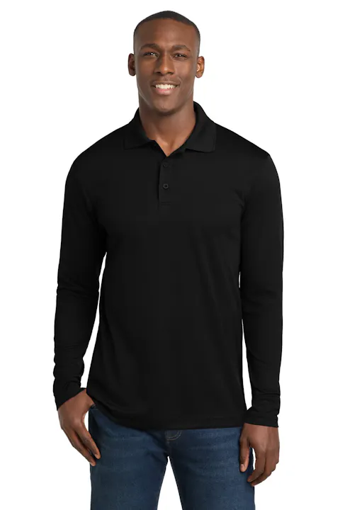Sport-Tek ST640LS PosiCharge  RacerMesh  Long Sleeve Polo