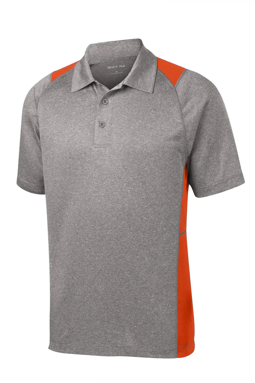 Sport-Tek ST665 Heather Colorblock Contender Polo