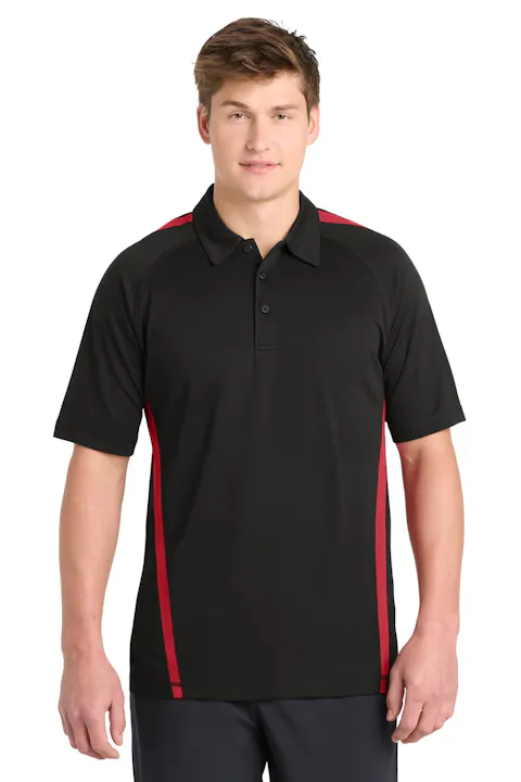 Sport-Tek ST685 PosiCharge Micro-Mesh Colorblock Polo