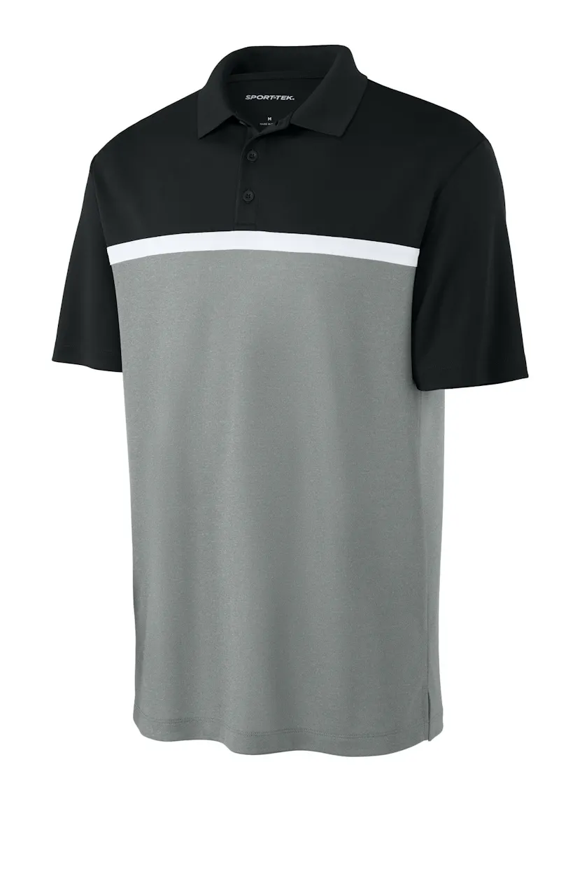 Sport-Tek ST741 UV Micropique Colorblock Polo