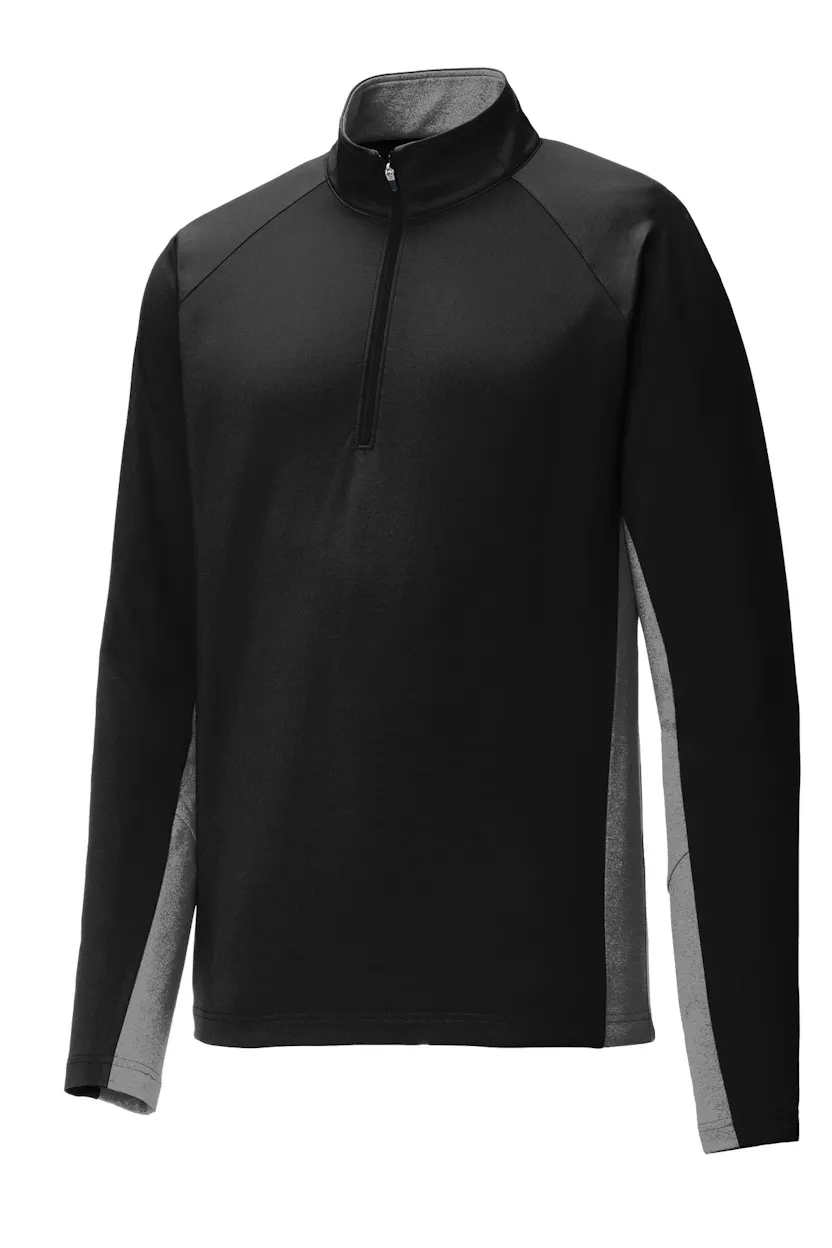 Sport-Tek ST854 Sport-Wick Stretch Contrast 1/4-Zip Pullover