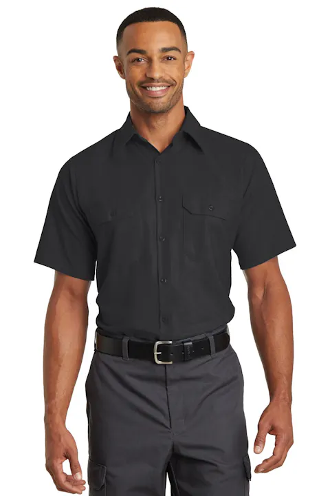 Red Kap SY60 Short Sleeve Solid Ripstop Shirt