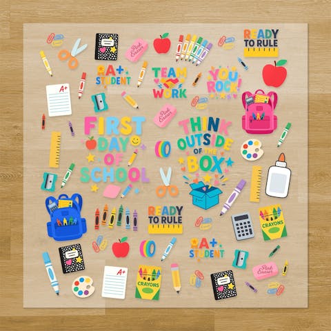School Supplies Pressables Pack