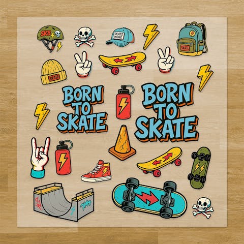 Skateboarding DTF Pack