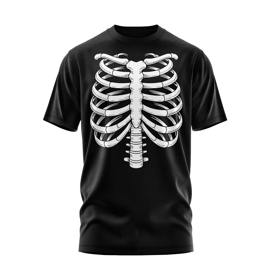 Skeleton tee design
