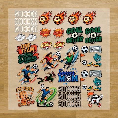 Soccer Pressables Pack