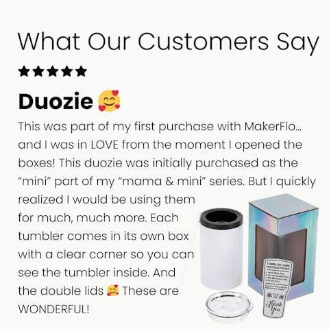 12oz Thick Sublimation Duozie