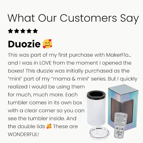 12oz Thick Sublimation Duozie