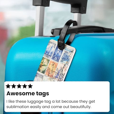 Sublimation Luggage Tag