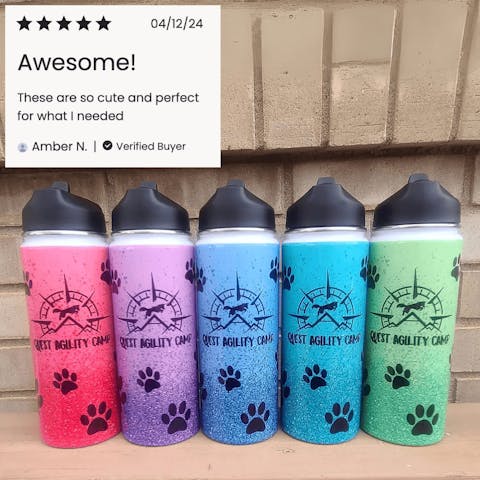 18oz Sublimation Hydro Water Bottle