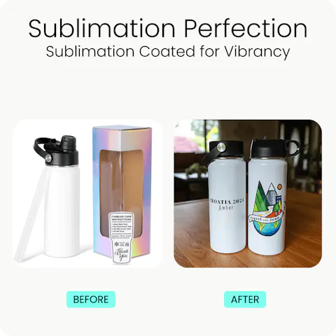 18oz Sublimation Hydro Water Bottle