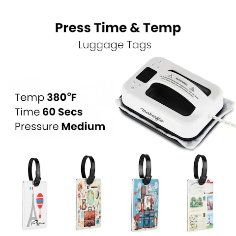 Sublimation Luggage Tag