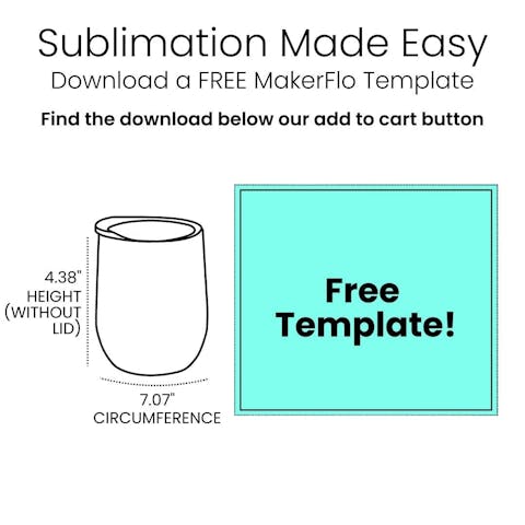 12oz Sublimation Wine Tumbler