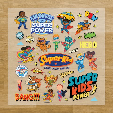 Superheroes Pressables Pack