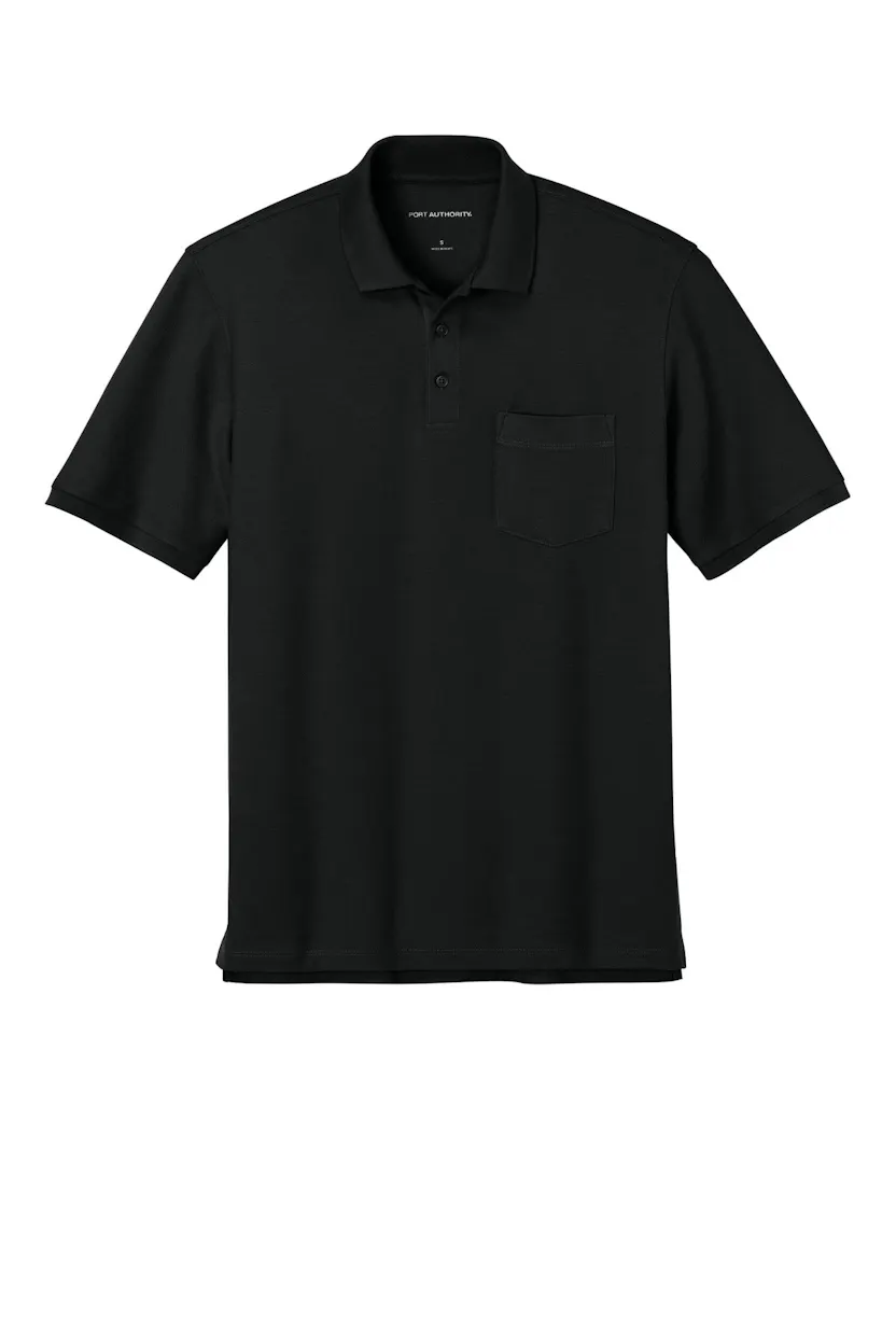 Port Authority TLK200P Tall Wearever Signature Pique Pocket Polo