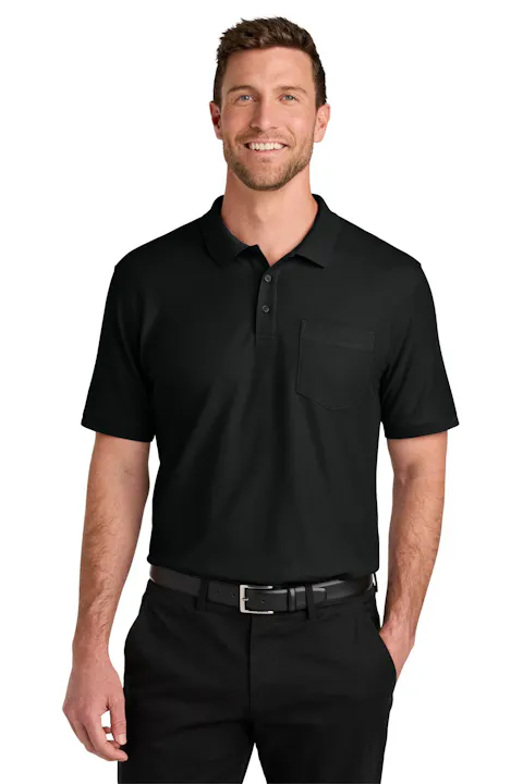 Port Authority TLK200P Tall Wearever Signature Pique Pocket Polo