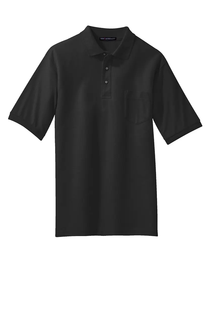 Port Authority TLK500P Tall Silk Touch Polo with Pocket