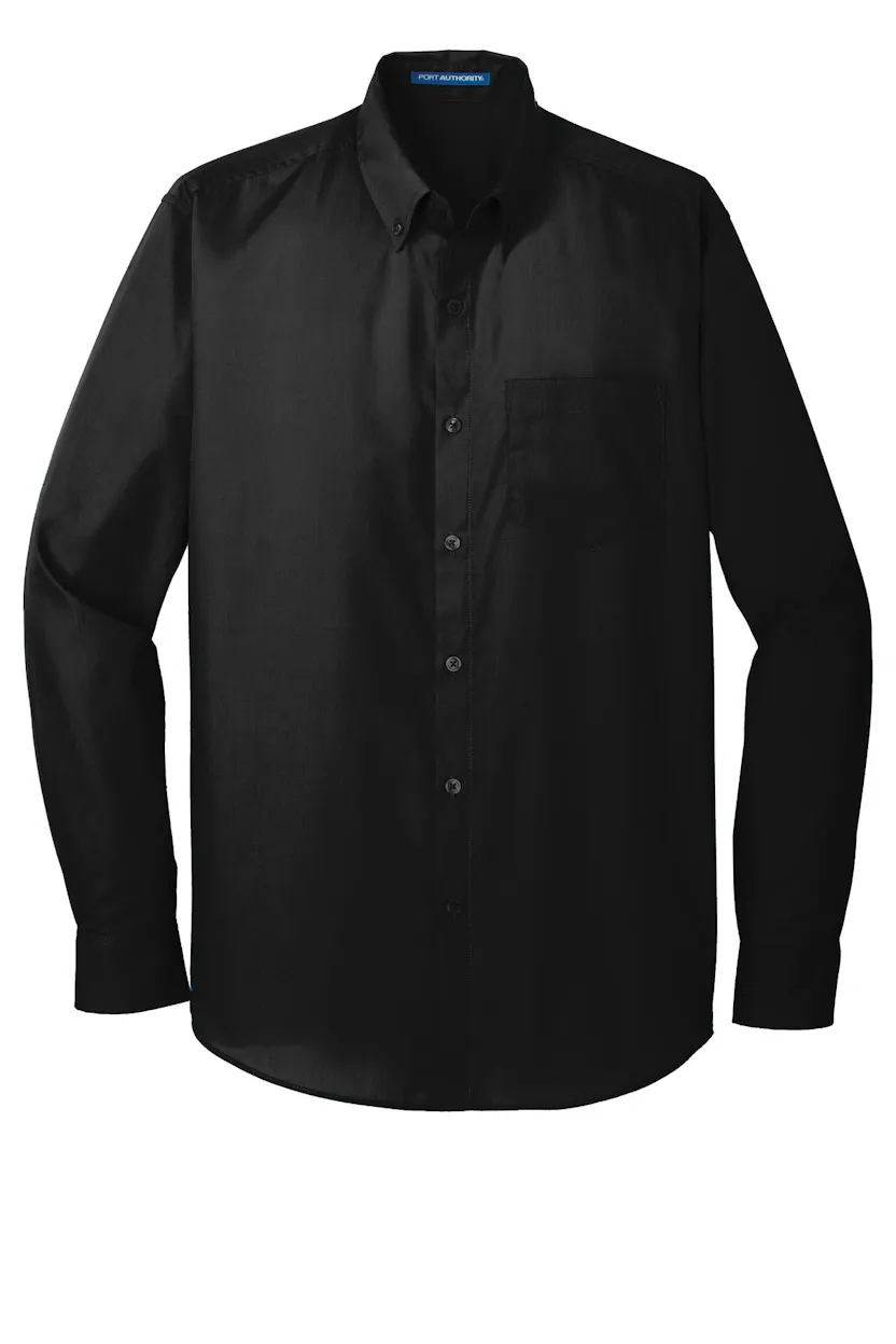 Port Authority TW100 Tall Long Sleeve Carefree Poplin Shirt