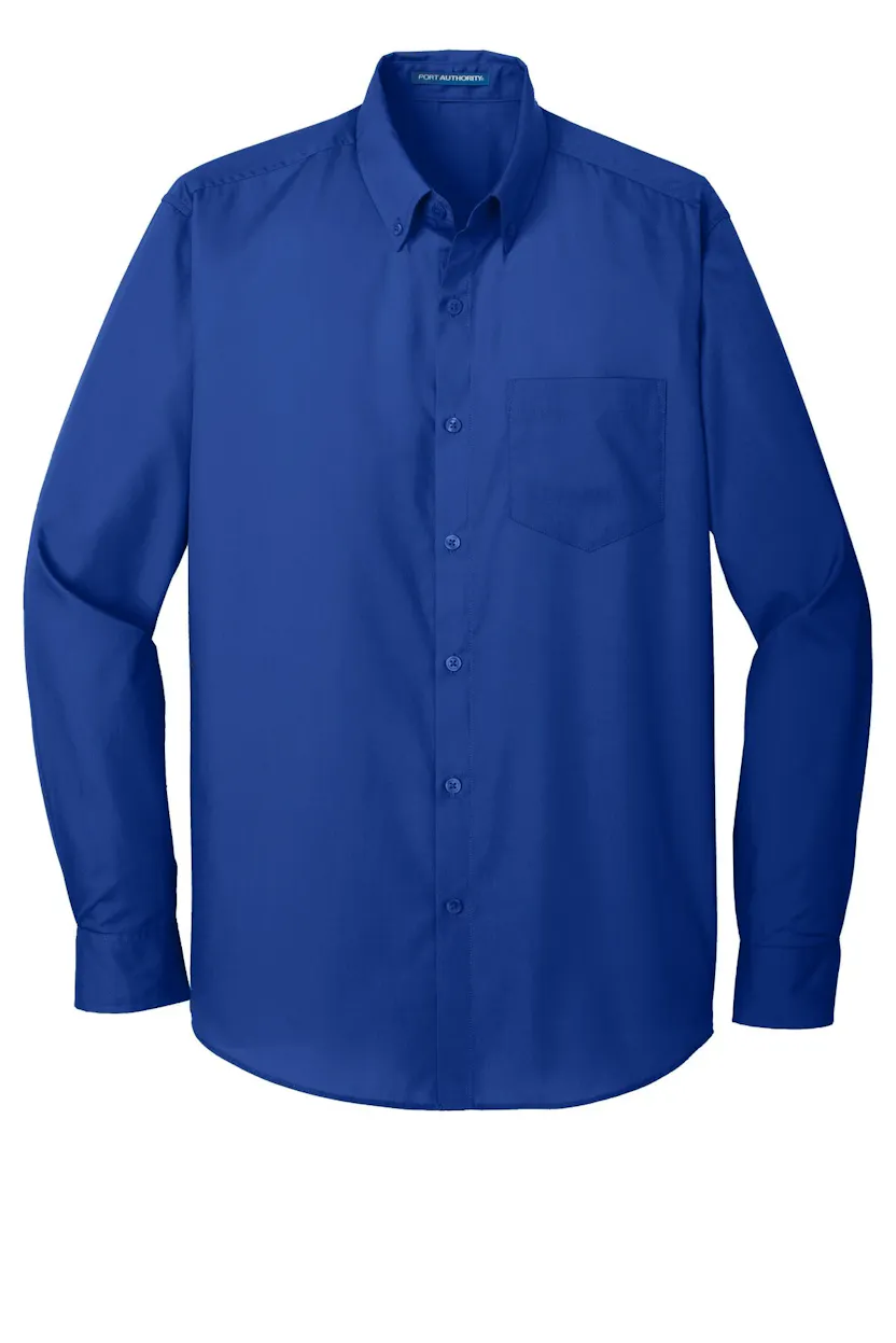 Port Authority TW100 Tall Long Sleeve Carefree Poplin Shirt