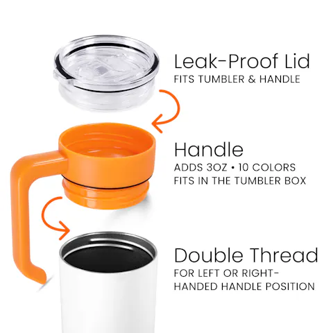 Vaso delgado de 20 oz (acero inoxidable)