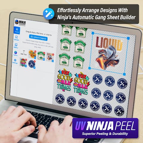 UV DTF Gang Sheet Builder