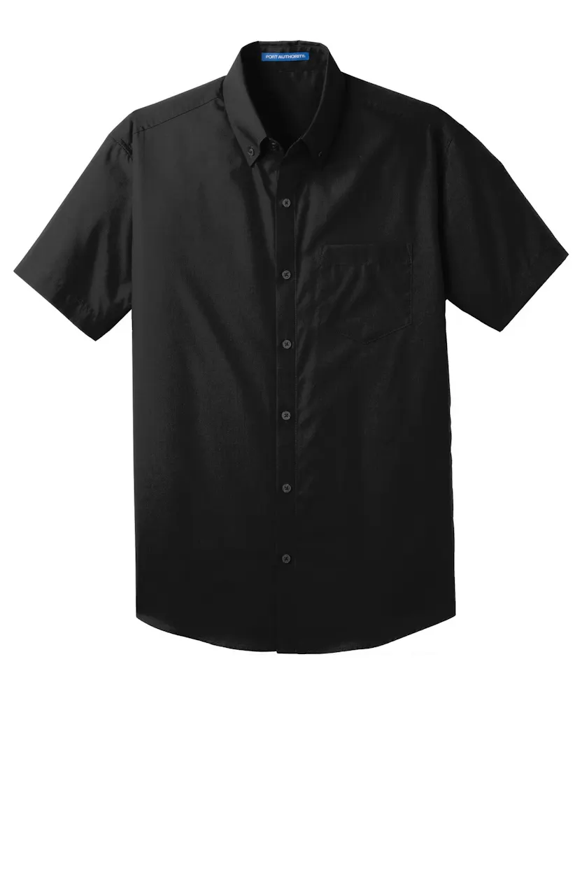 Port Authority W101 Short Sleeve Carefree Poplin Shirt