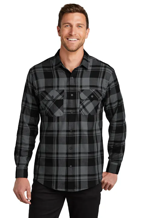 Port Authority W668 Plaid Flannel Shirt