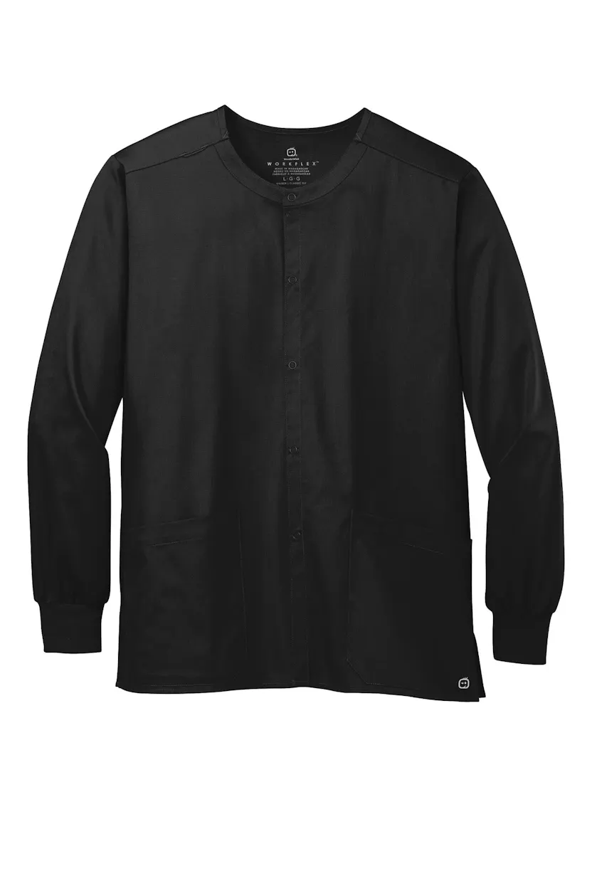 Wink WW3080 Unisex WorkFlex Snap-Front Scrub Jacket