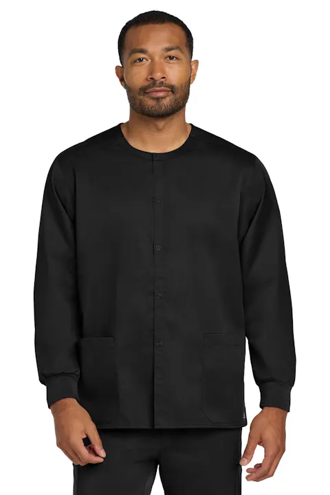 Wink WW3080 Unisex WorkFlex Snap-Front Scrub Jacket