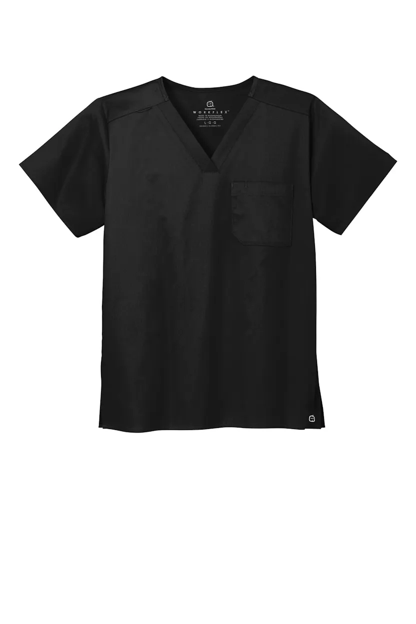 Wink WW3160 Unisex WorkFlex Chest Pocket V-Neck Top