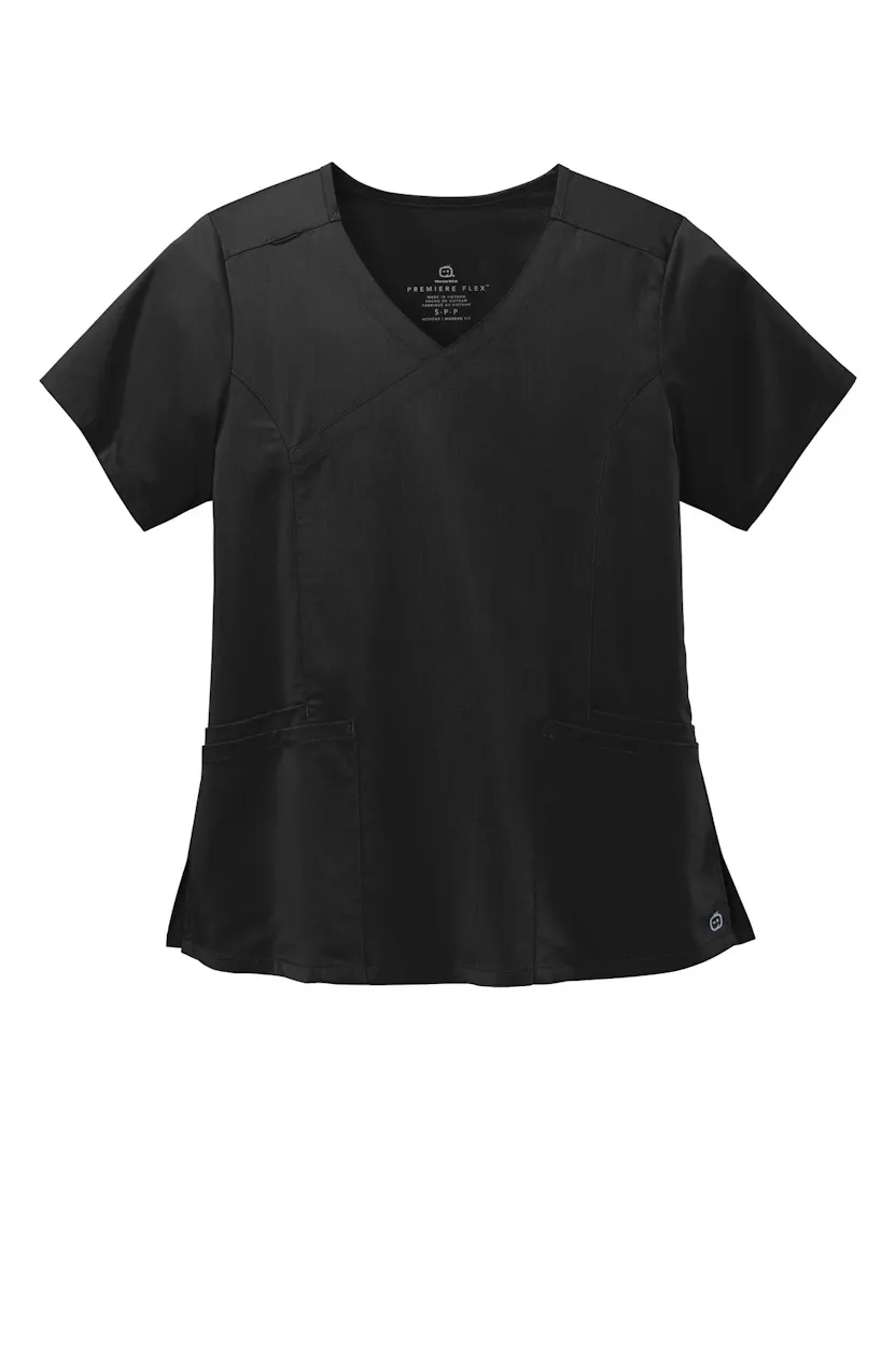 Wink WW4268 Women's Premiere Flex Mock Wrap Top