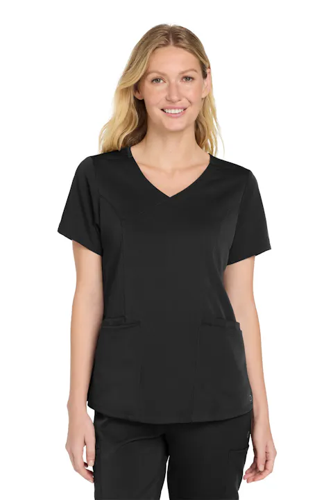 Wink WW4268 Women's Premiere Flex Mock Wrap Top