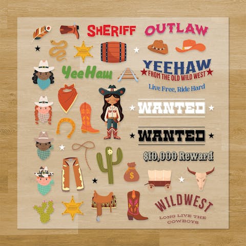 Wild West Pressables Pack