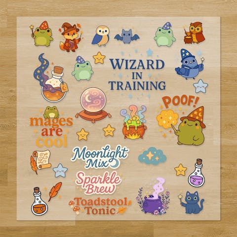 Wizards & Magic Pressables Pack