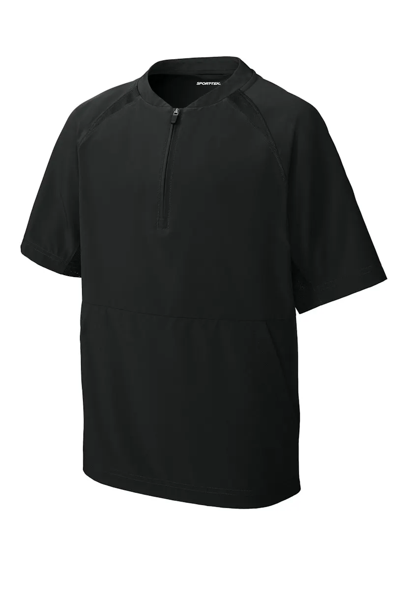 Sport-Tek YJST489 Youth Repeat 1/2-Zip Short Sleeve Jacket