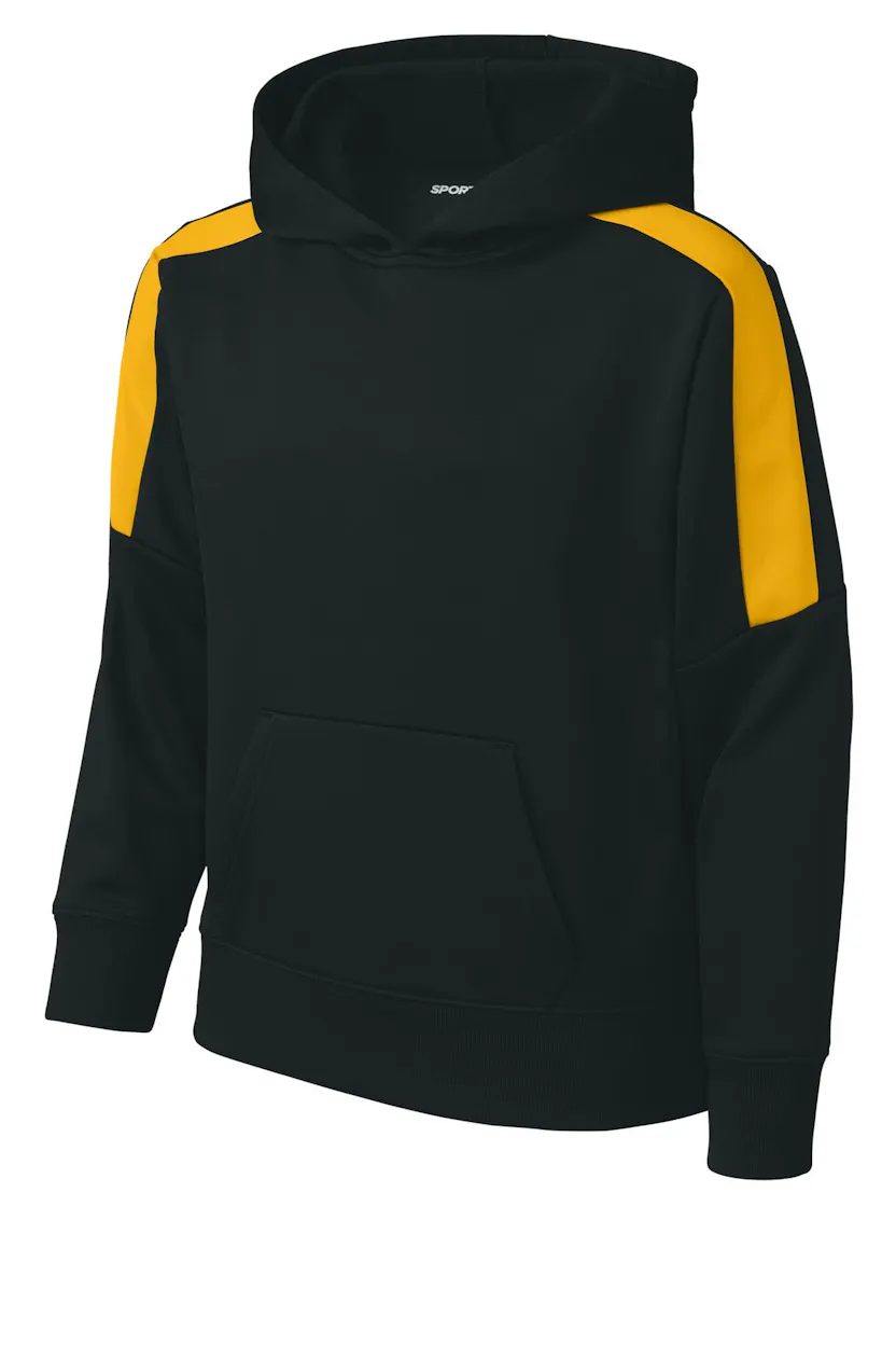 Sport-Tek YST255 Youth Sport-Wick Fleece United Pullover Hoodie