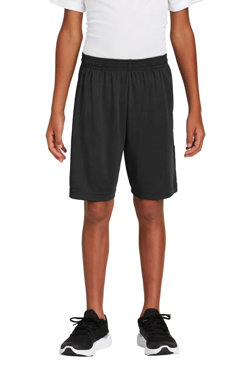 Sport-Tek YST355P Youth PosiCharge  Competitor  Pocketed Short
