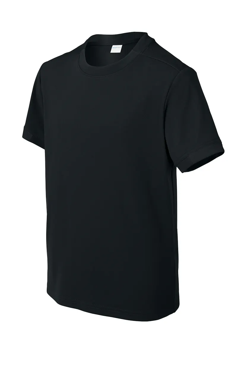 Sport-Tek YST440 Youth Club Short Sleeve Crew