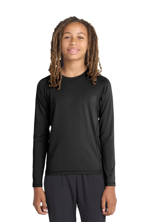 Sport-Tek YST470LS Youth Long Sleeve Rashguard Tee
