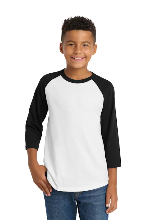 Sport-Tek YT200 Youth Colorblock Raglan Jersey