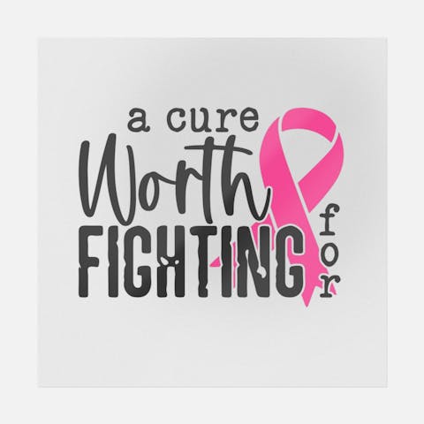 A Cure Worth Fighting For Ribbon Transfer - Ninja Transfers