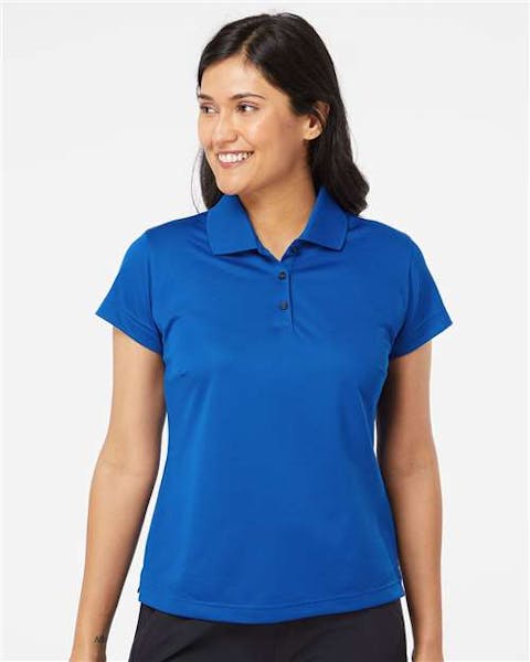 Adidas A131 Women's Basic Polo - Ninja Transfers