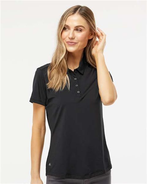 Adidas A515 Women's Ultimate Solid Polo - Ninja Transfers