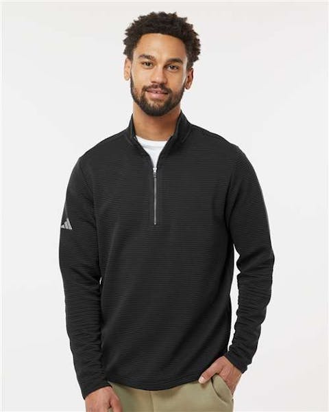 Adidas A588 Spacer Quarter - Zip Pullover - Ninja Transfers