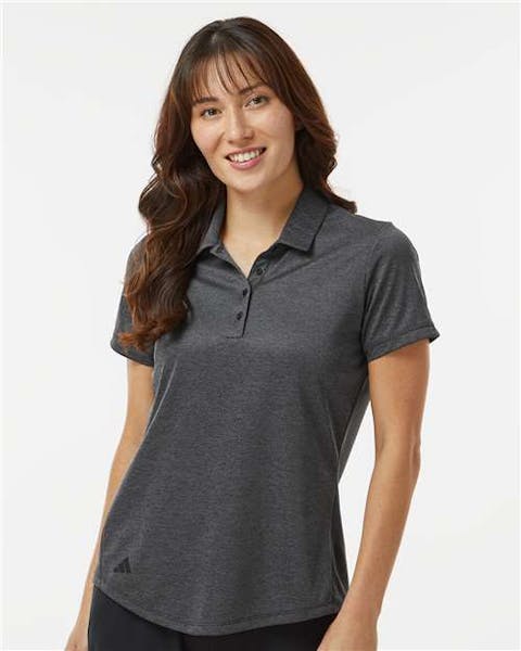 Adidas A592 Women's Space Dyed Polo - Ninja Transfers