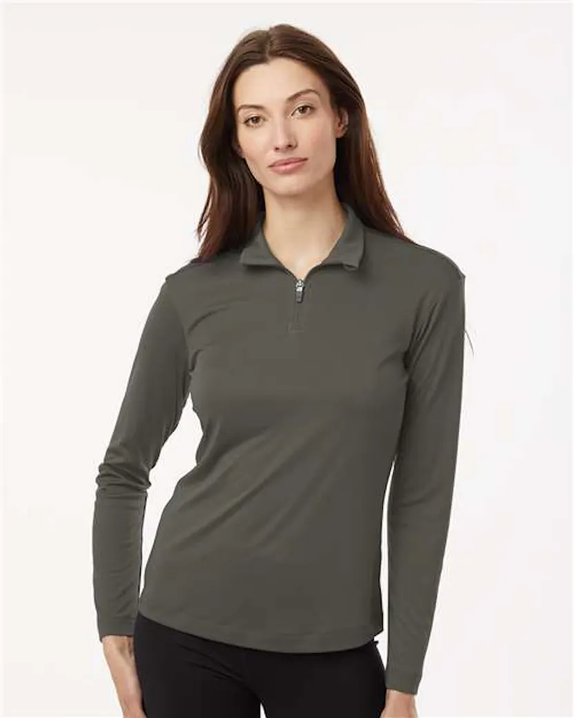 AllPro 41870L Pro - Lock Women's Performance Quarter - Zip Pullover - Ninja Transfers