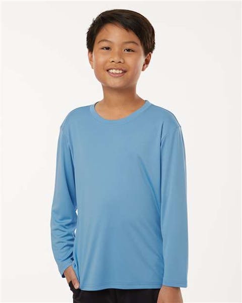 AllPro 48400Y Pro - Lock Youth Performance Long Sleeve T-Shirt - Ninja Transfers