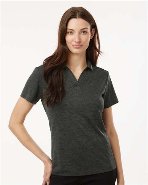 AllPro 4HM00L Women's Performance Mélange Polo - Ninja Transfers