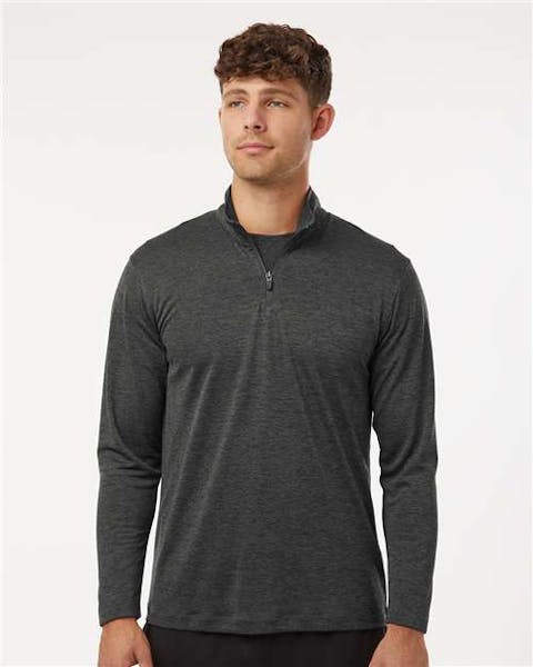 AllPro 4HM700 Performance Mélange Quarter - Zip Pullover - Ninja Transfers