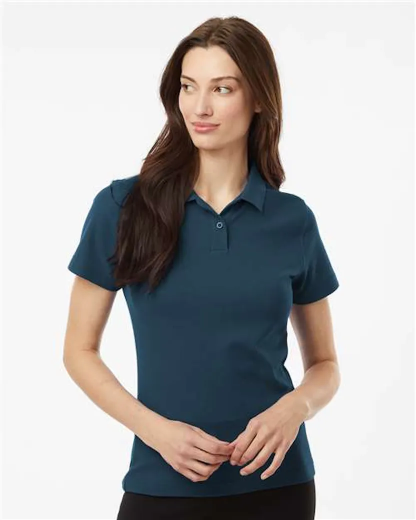 AllPro 62800L Women's Pique Polo - Ninja Transfers